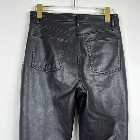Aritzia Wilfred The Melina Vegan Leather Pant in Black Women’s Size 8 - Picture 9 of 13